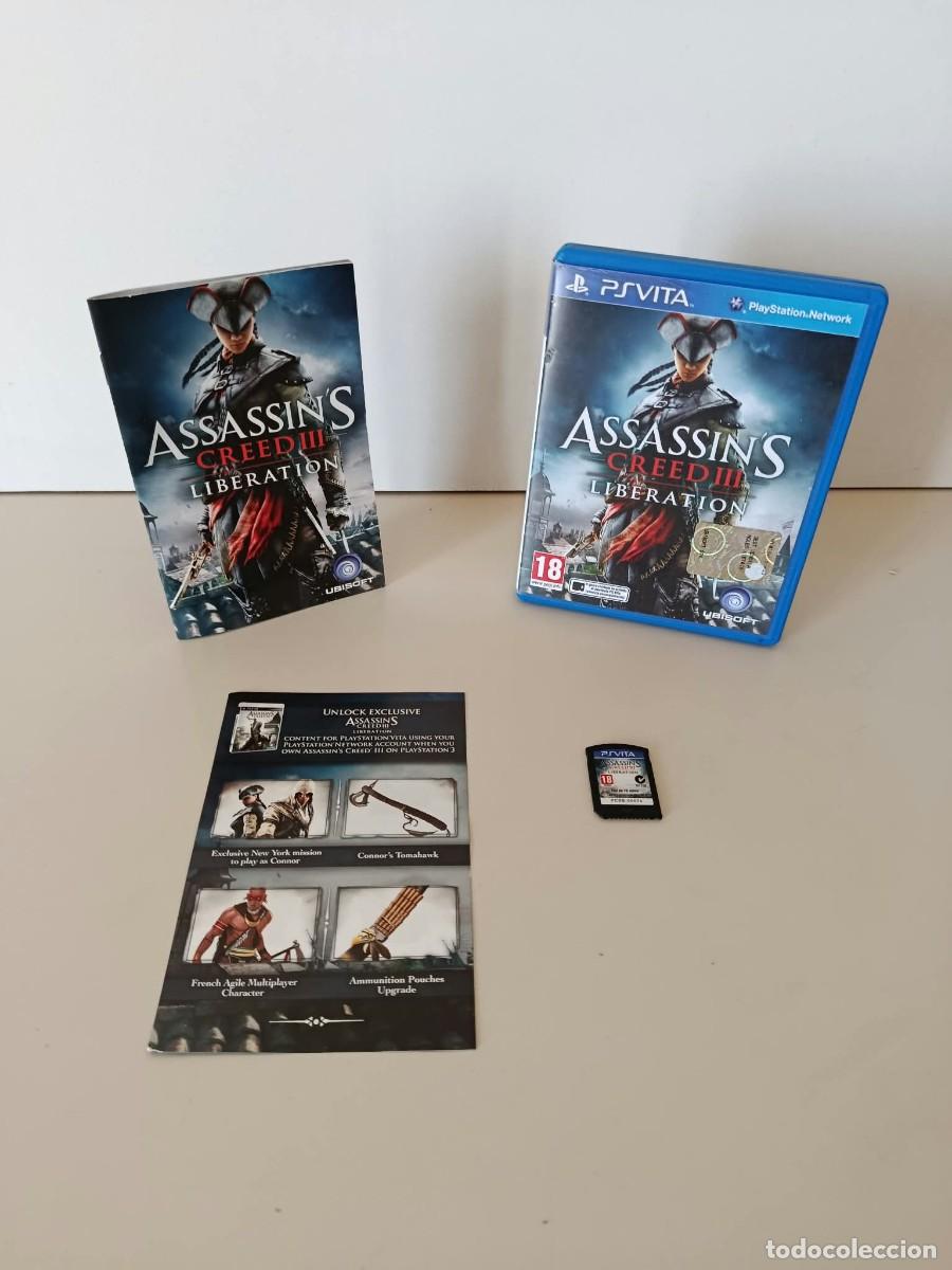 Videojuegos y consolas PS Vita de segunda mano: Assassin's Creed 3 III Liberation Sony PlayStation Vita 2012 PS Vita Completo