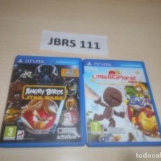 Videojuegos y Consolas PS Vita: PSP VITA - ANGRY BIRDS - STAR WARS + LITTLE BIG PLANET, PAL ESPAÑOLES , COMPLETOS. Lote 304234983