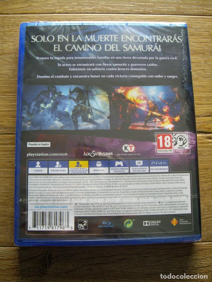 Videojuegos y consolas PS4 de segunda mano: Nioh - Nuevo - Edicion Espa&ntilde;a - PS4 - Foto 2