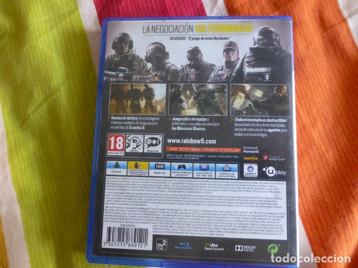 Videojuegos y consolas PS4 de segunda mano: PS4 RAINBOWS X SIEGE - Foto 2