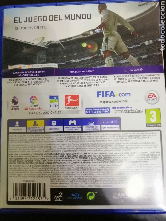 Videojuegos y consolas PS4 de segunda mano: Fifa 18. PS4 - Foto 2