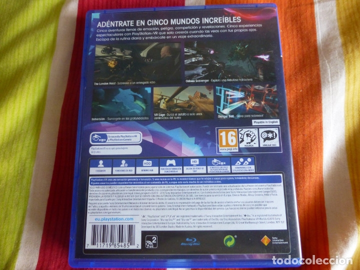 Videojuegos y consolas PS4 de segunda mano: Ps4 juego playstation vr worlds - Foto 2