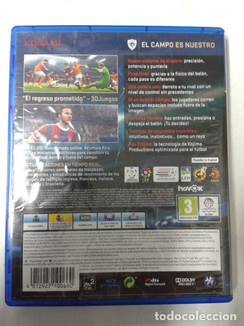 Videojuegos y consolas PS4 de segunda mano: PES 2015. PS4 - Foto 2