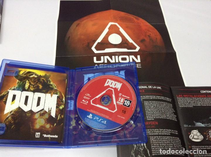 Videojuegos y consolas PS4 de segunda mano: DOOM PAQUETE UAC Ps4 - Foto 5
