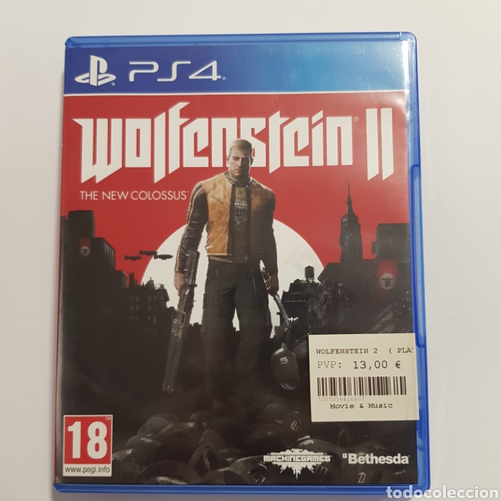 Videojuegos y consolas PS4 de segunda mano: PS4REF.75 WOLFENSTEIN II JUEGO PLAYSTATION 4 SEGUNDAMANO - Foto 1