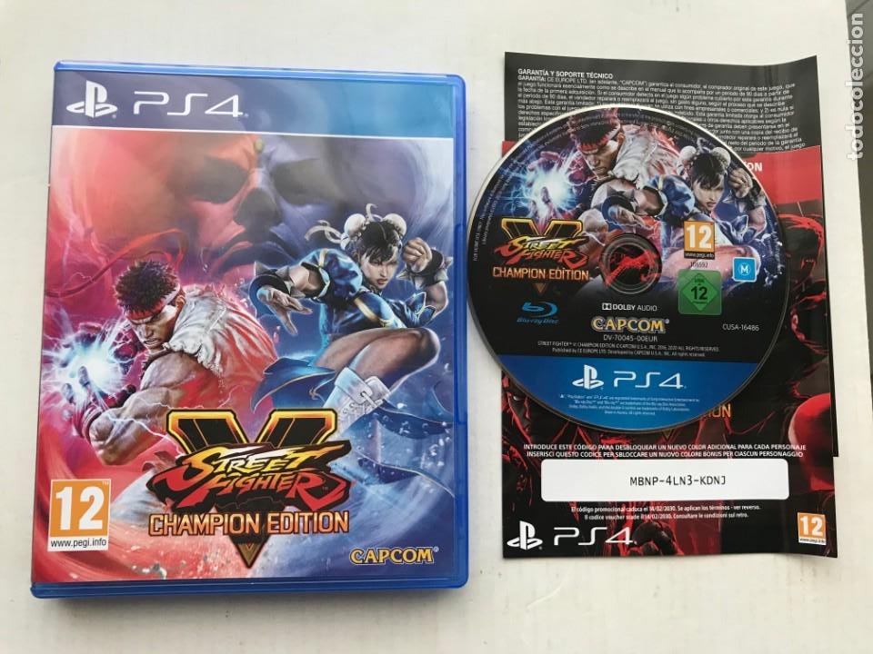 Street Fighter V Champion Edition Juego Playstation 4 Ps4
