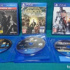 Videojuegos y Consolas PS4 de segunda mano: LOTE DE JUEGOS PS4, FARCRY5, SECOND SON..