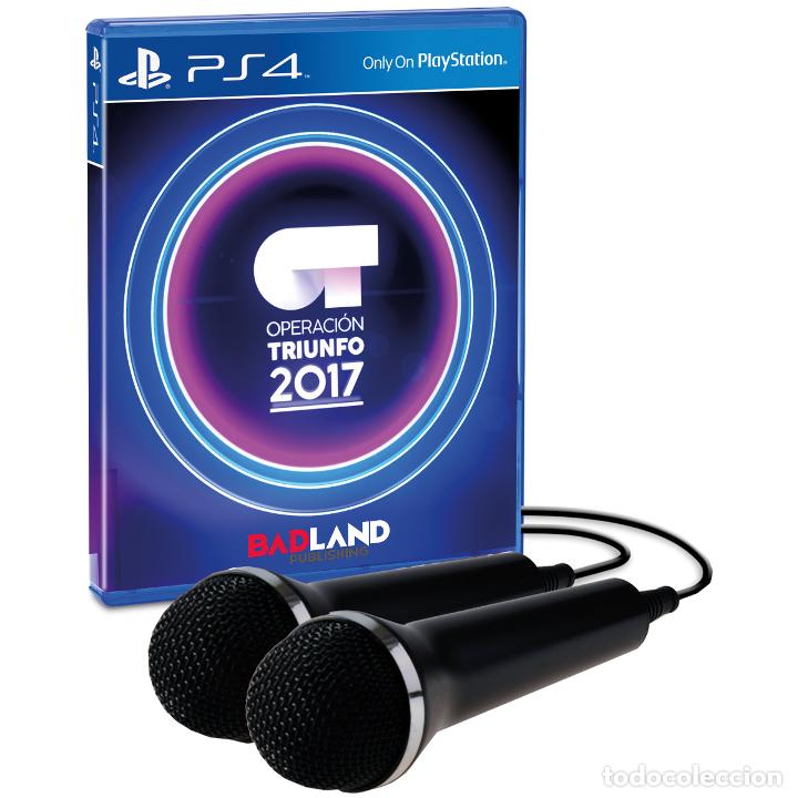 Videojuegos y consolas PS4 de segunda mano: Operacion Triunfo 2017 + 2 Micros - PS4 (Nuevo - Precintado) - Foto 1