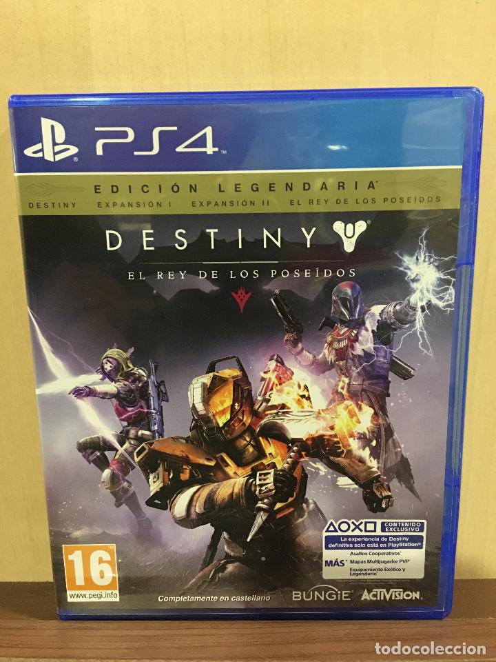 Videojuegos y consolas PS4 de segunda mano: Destiny: El Rey de los Pose&iacute;dos - PS4 (2&ordf; Mano - Bueno) - Foto 1