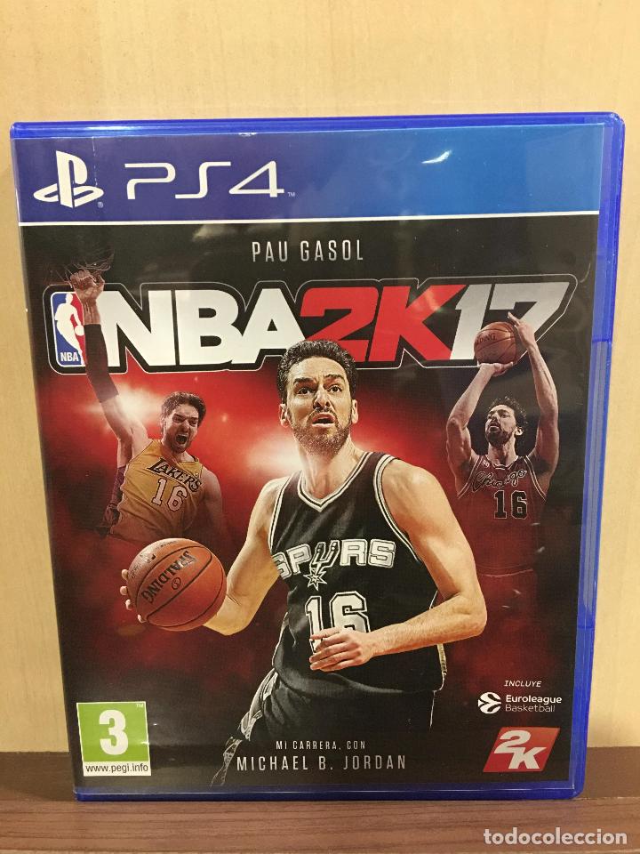 Videojuegos y consolas PS4 de segunda mano: NBA 2K17 - PS4 (2&ordf; Mano - Bueno) - Foto 1