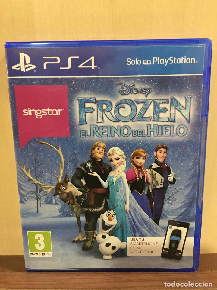 Videojuegos y consolas PS4 de segunda mano: Singstar Frozen - PS4 (2&ordf; Mano - Bueno) - Foto 1