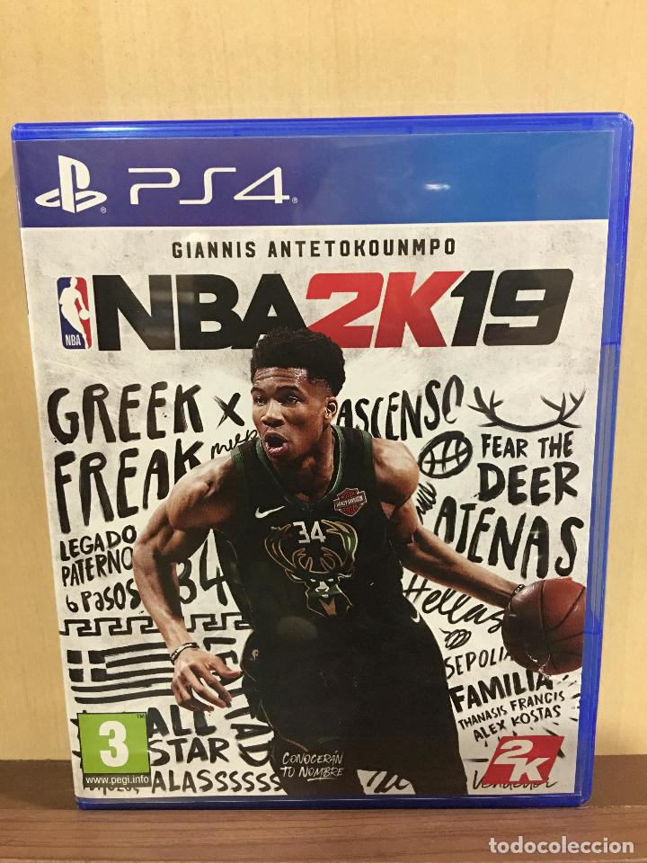 Videojuegos y consolas PS4 de segunda mano: NBA 2K19 - PS4 (2&ordf; Mano - Bueno) - Foto 1