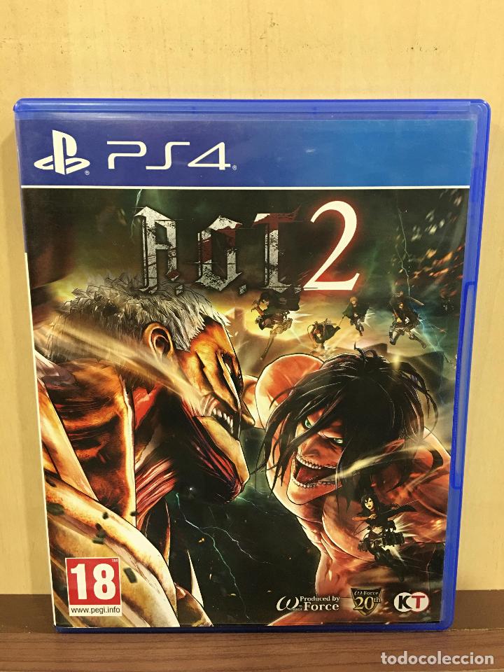 Videojuegos y consolas PS4 de segunda mano: Attack on Titan 2 - PS4 (2&ordf; Mano - Bueno) - Foto 1