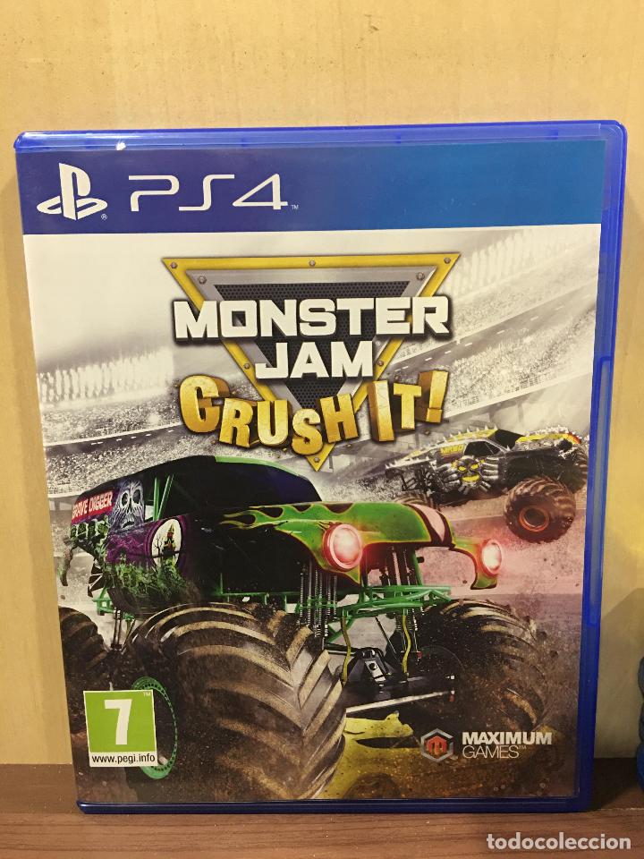 Videojuegos y consolas PS4 de segunda mano: Monster Jam Crush it! - PS4 (2&ordf; Mano - Bueno) - Foto 1
