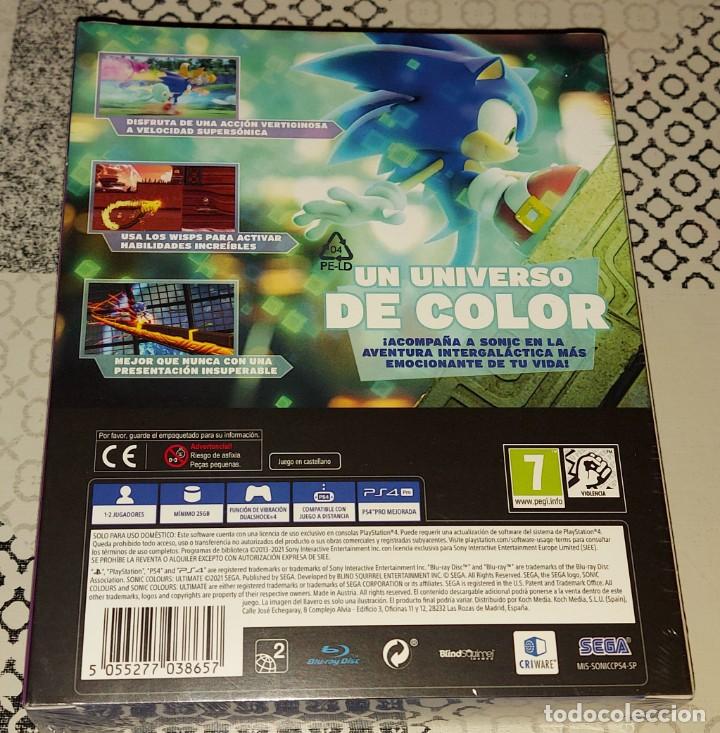 Videojuegos y consolas PS4 de segunda mano: SONIC COLOURS ULTIMATE PS4 PAL ESPA&Ntilde;A - Foto 2