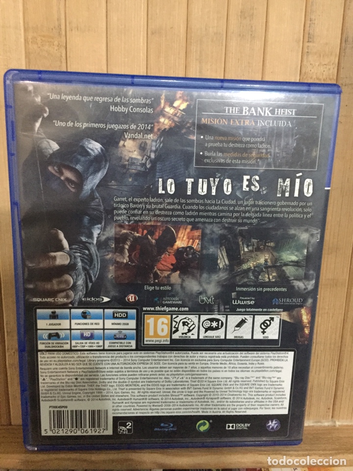 Videojuegos y consolas PS4 de segunda mano: THIEF PAL ESPA&Ntilde;A PS4 SEMINUEVO - Foto 2