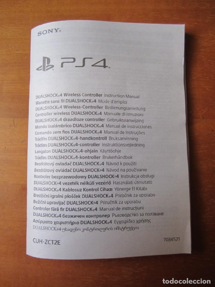 Videojuegos y consolas PS4 de segunda mano: Manual Original DualShock 4 Wireless Controller PlayStation - Foto 1