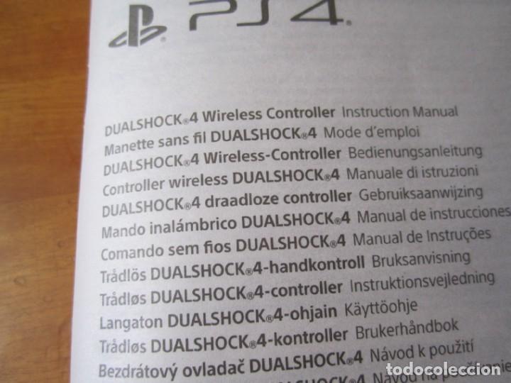 Videojuegos y consolas PS4 de segunda mano: Manual Original DualShock 4 Wireless Controller PlayStation - Foto 6