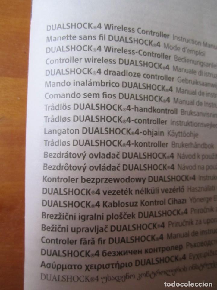 Videojuegos y consolas PS4 de segunda mano: Manual Original DualShock 4 Wireless Controller PlayStation - Foto 11