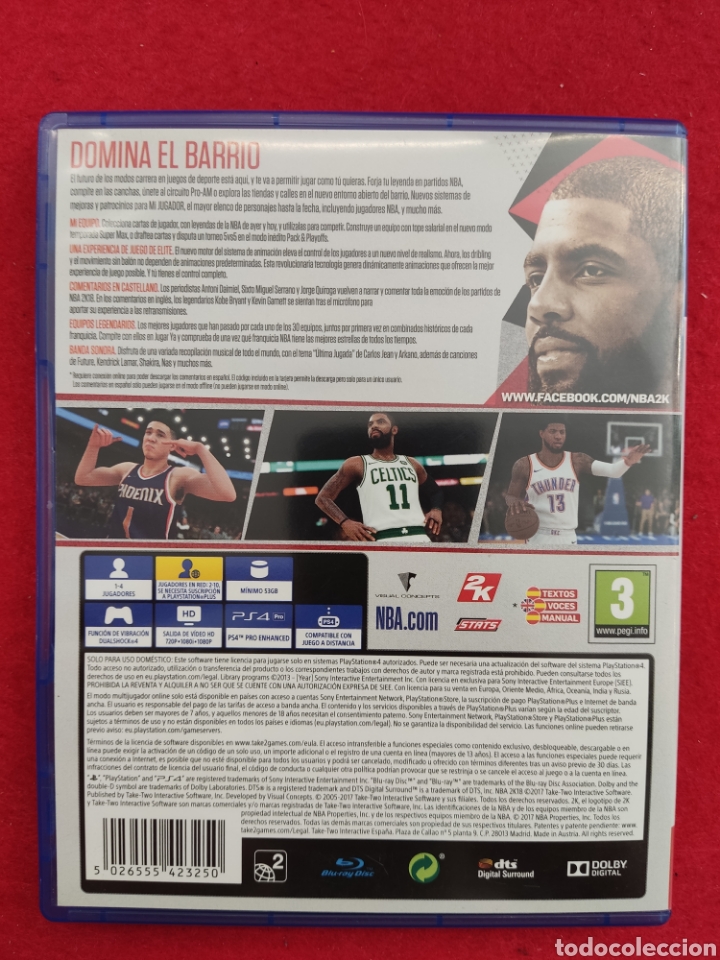 Videojuegos y consolas PS4 de segunda mano: PS4 NBA 2k18 - Foto 3