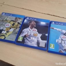 Videojuegos y Consolas PS4: G-119 PS4 LOTE DE 3 DISCOS DE FIFA EL FIFA17 FIFA18 Y FIFA19 VER FOTOS PLAYSTATION 4. Lote 358553830