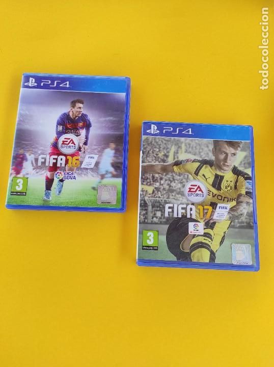 Videojuegos y consolas PS4 de segunda mano: FIFA 16 y FIFA 17 - PS 4 - Foto 1
