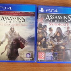 Videojuegos y Consolas PS4: LOTE ASSASSINS CREED SYNDICATE + THE EZIO COLLECTION. Lote 362313400