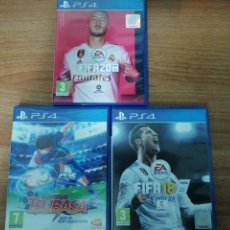 Videojuegos y Consolas PS4: LOTE PS4 FIFA Y CAPTAIN TSUBASA. Lote 362312350