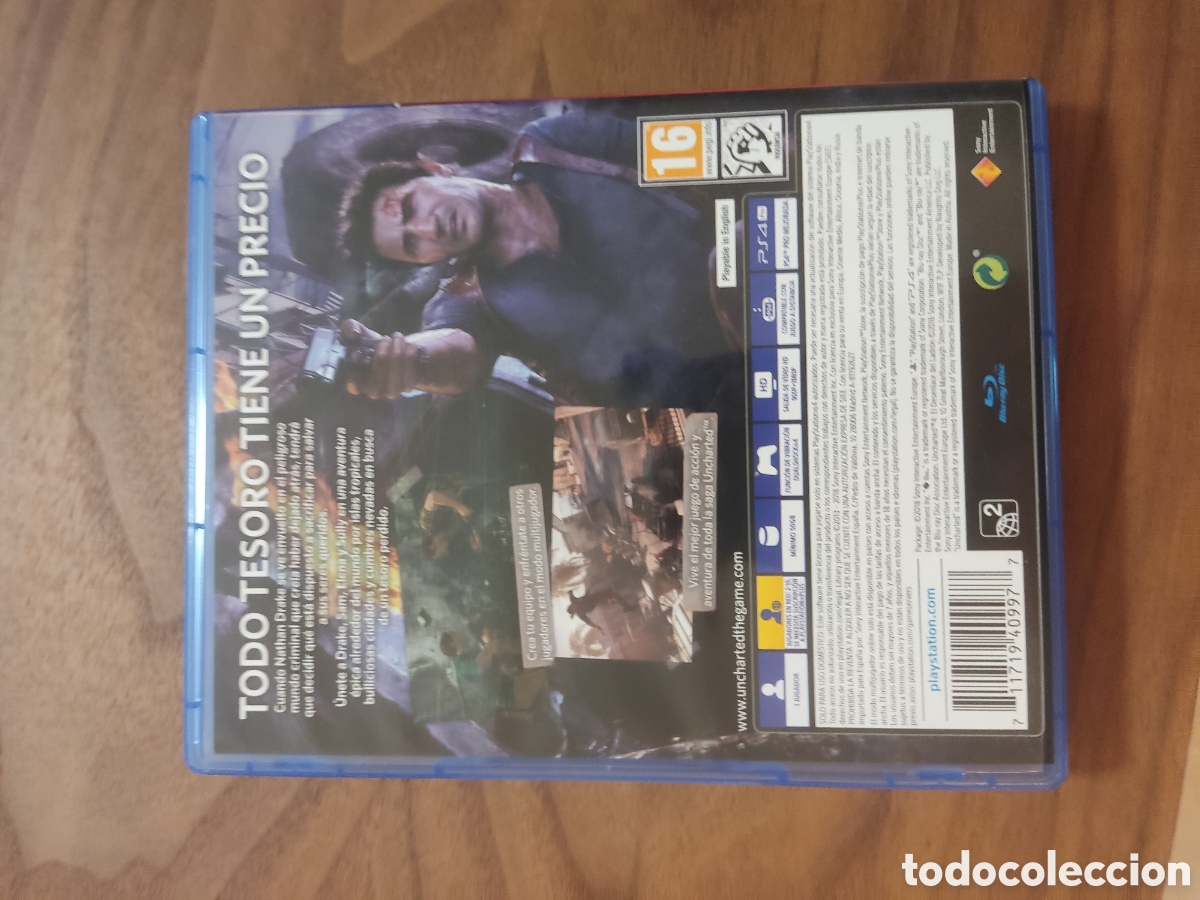 juego uncharted 4 ps4 - Compra venta en todocoleccion