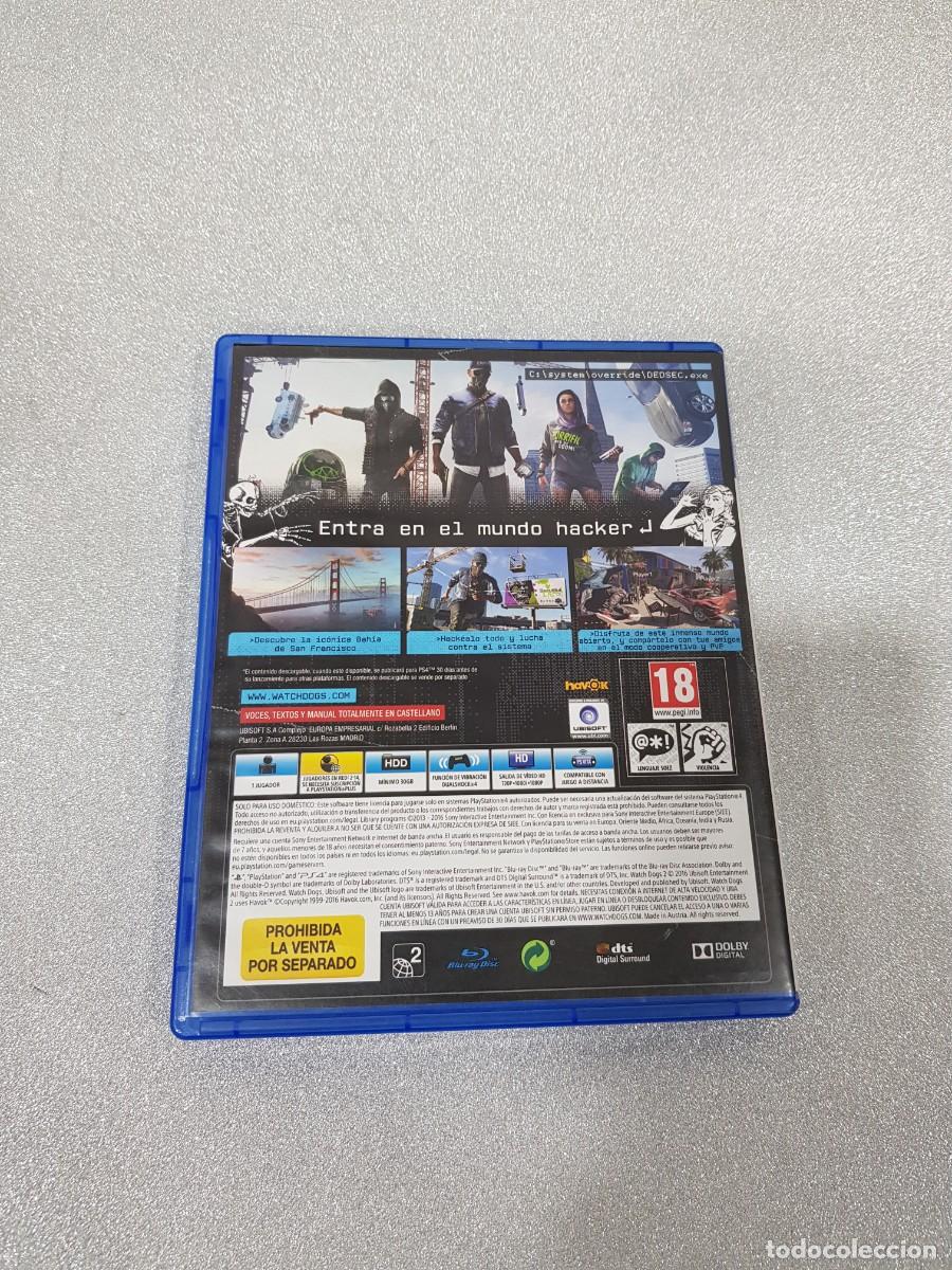 Videojuegos y consolas PS4 de segunda mano: WATCH DOGS 2 PLAY STATION 4 PS4 - Foto 3