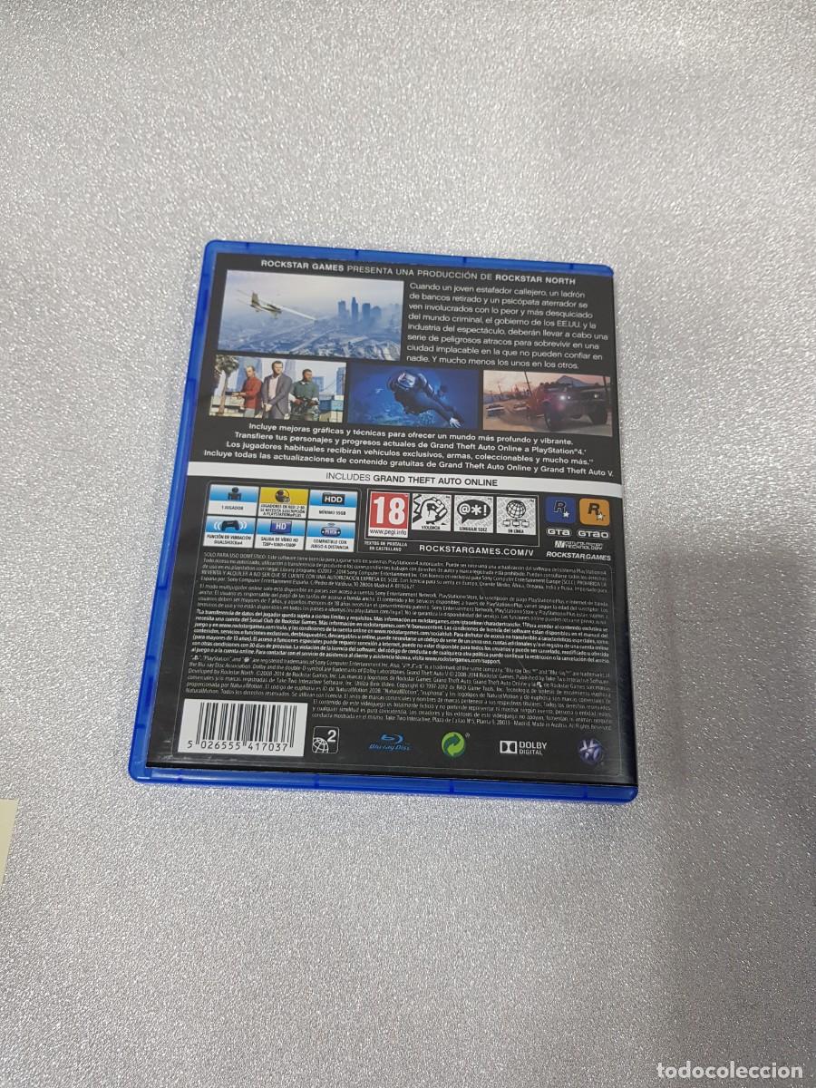 Videojuegos y consolas PS4 de segunda mano: GRAND THEFT AUTO FIVE V PLAY STATION 4 PS4 - Foto 3