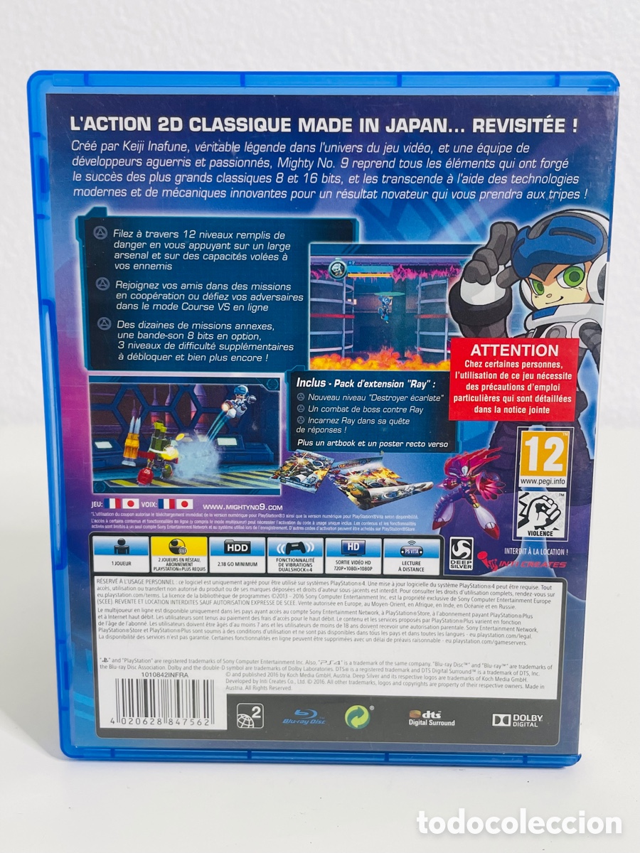 Videojuegos y consolas PS4 de segunda mano: MIGHTY NO. 9 PS4 - Foto 2