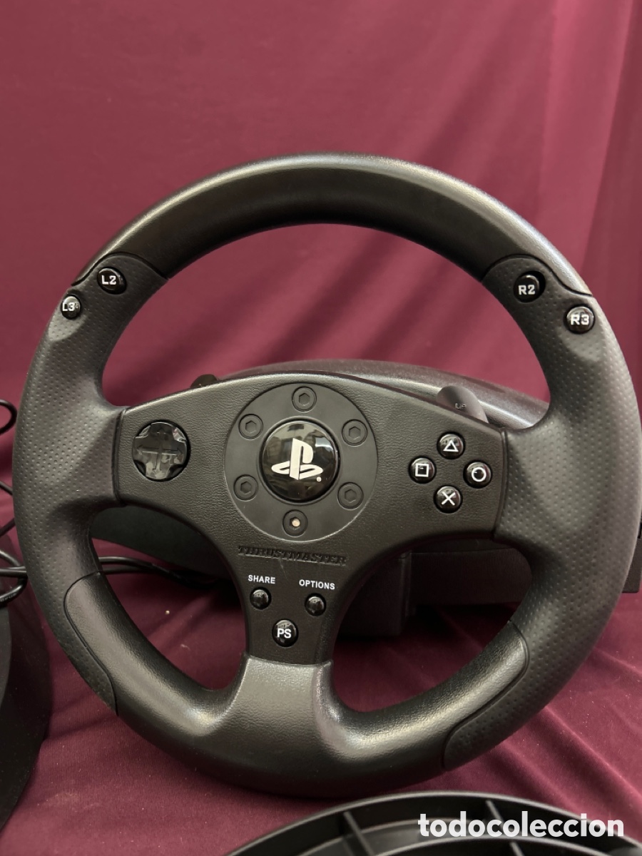 Videojuegos y consolas PS4 de segunda mano: Volante y pedales Thrustmaster T80 ps4/ps3 sin uso - Foto 3