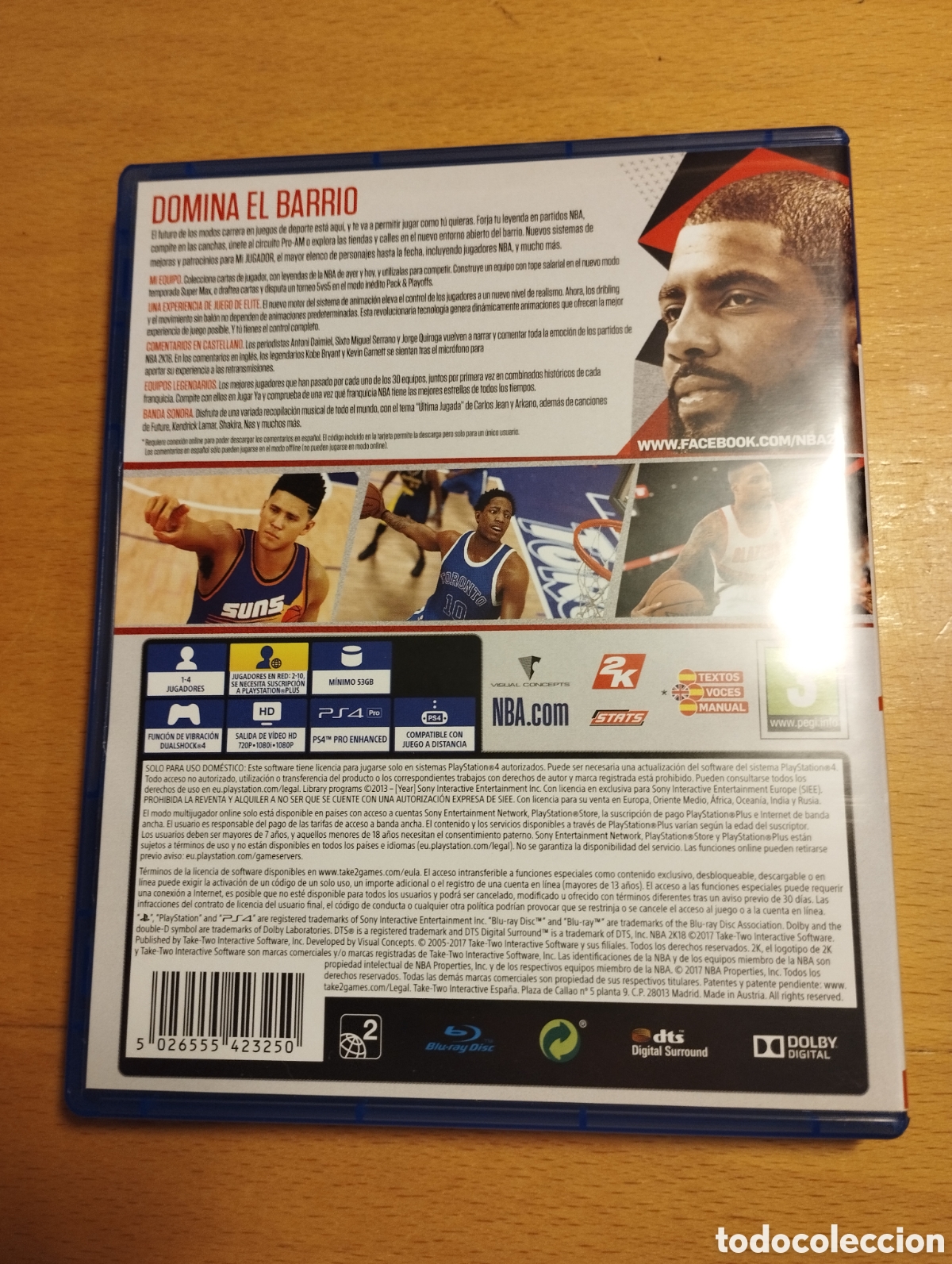 Videojuegos y consolas PS4 de segunda mano: NBA 2K18 (PS4) KYRIE IRVING - Foto 3