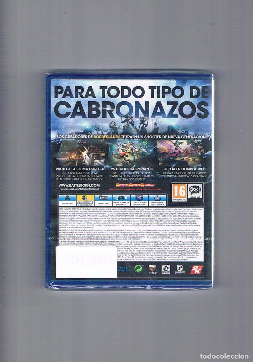 Videojuegos y consolas PS4 de segunda mano: Battleborn ps4 nuevo precintado - Foto 2