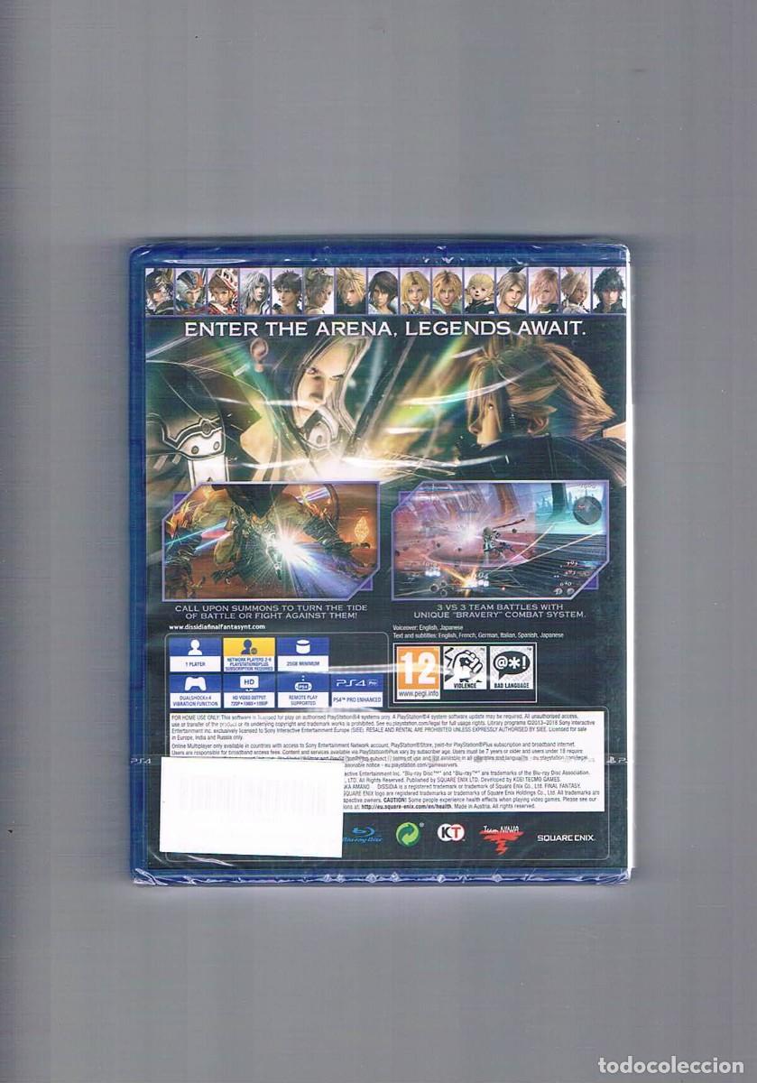Videojuegos y consolas PS4 de segunda mano: Dissidia nt final fantasy ps4 nuevo precintado - Foto 2