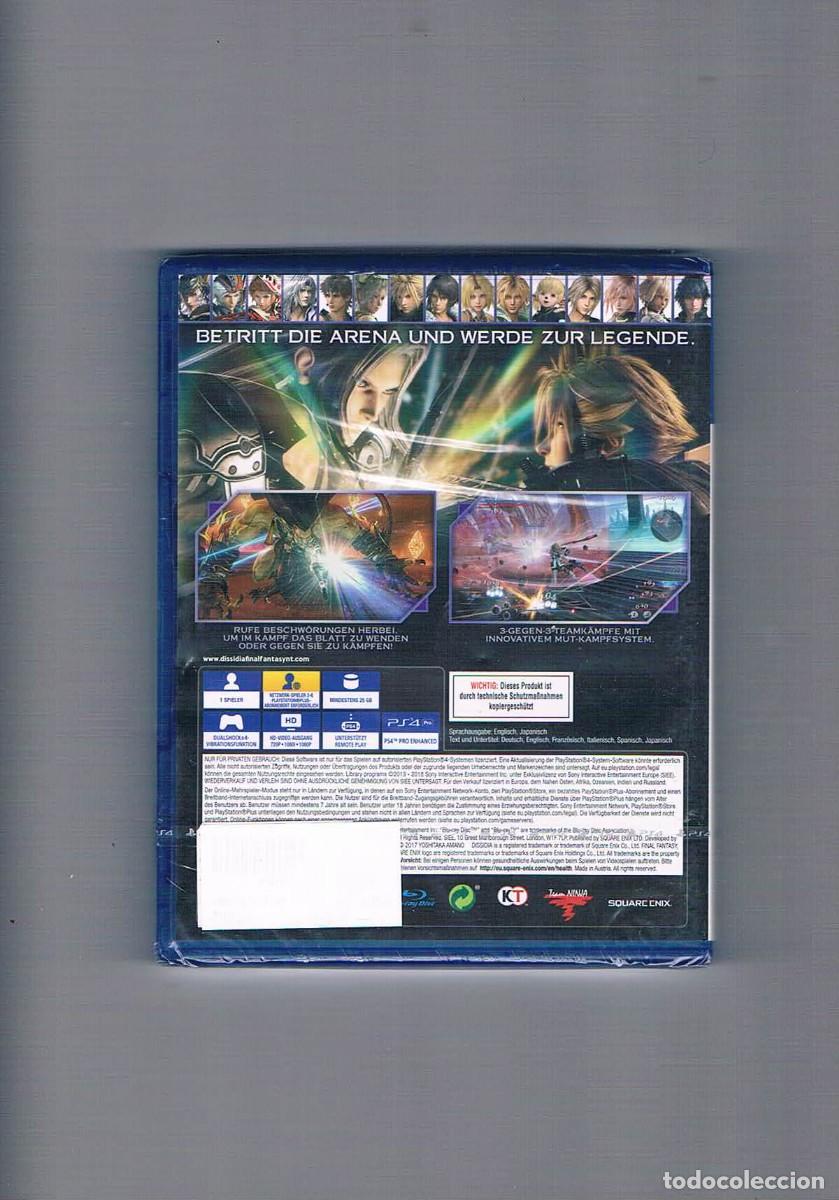 Videojuegos y consolas PS4 de segunda mano: Dissidia nt final fantasy ps4 nuevo precintado - Foto 2