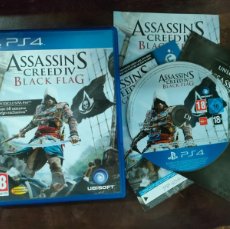 Videojuegos y Consolas PS4 de segunda mano: ASSASSIN'S CREED IV BLACK FLAG - PLAY STATION 4 PS4 - SONY UBISOFT EDICION ESPAÑOLA