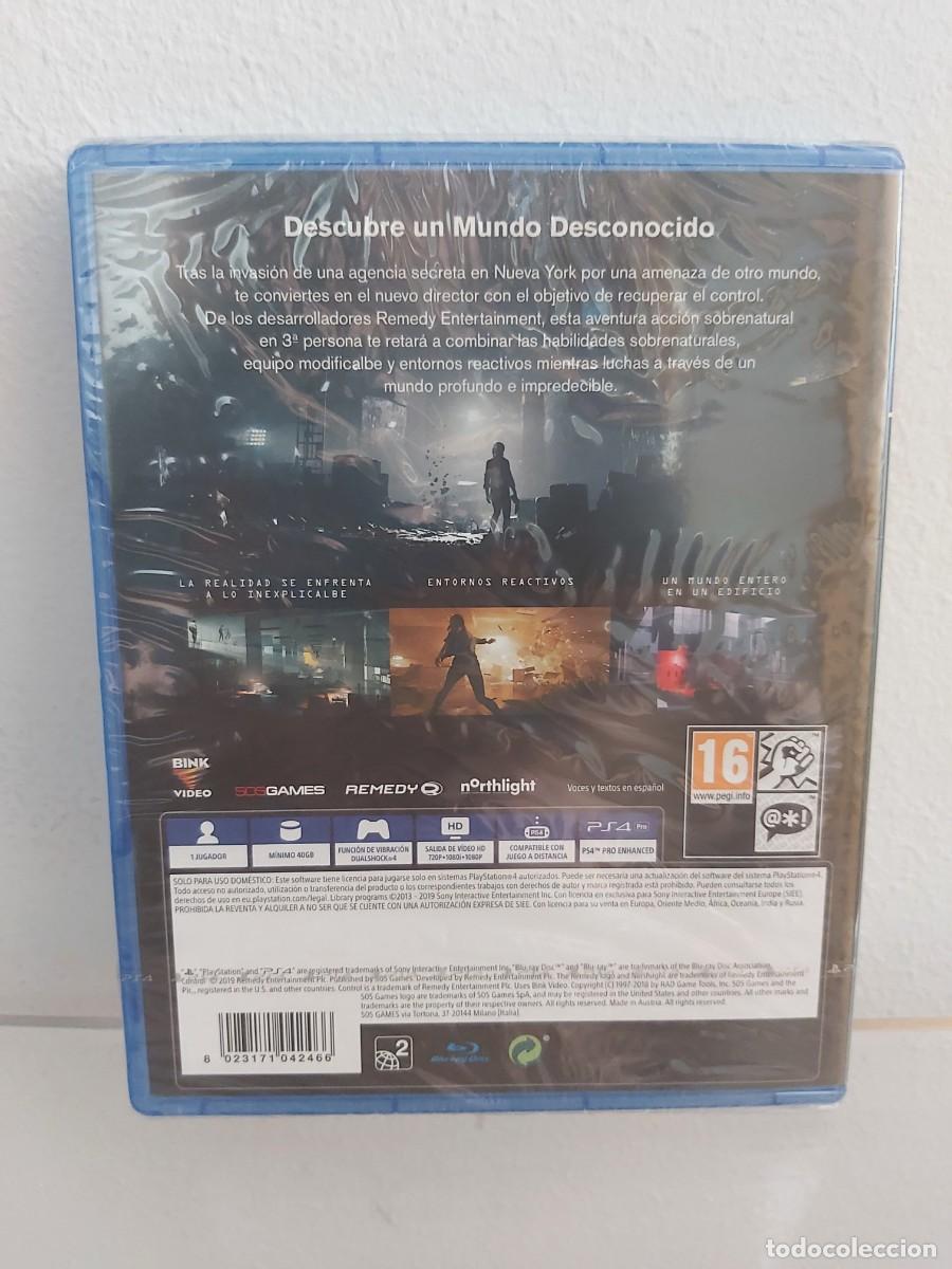 Videojuegos y consolas PS4 de segunda mano: Control - VIDEOJUEGO PS4 A ESTRENAR (PAL ESP) - Foto 2