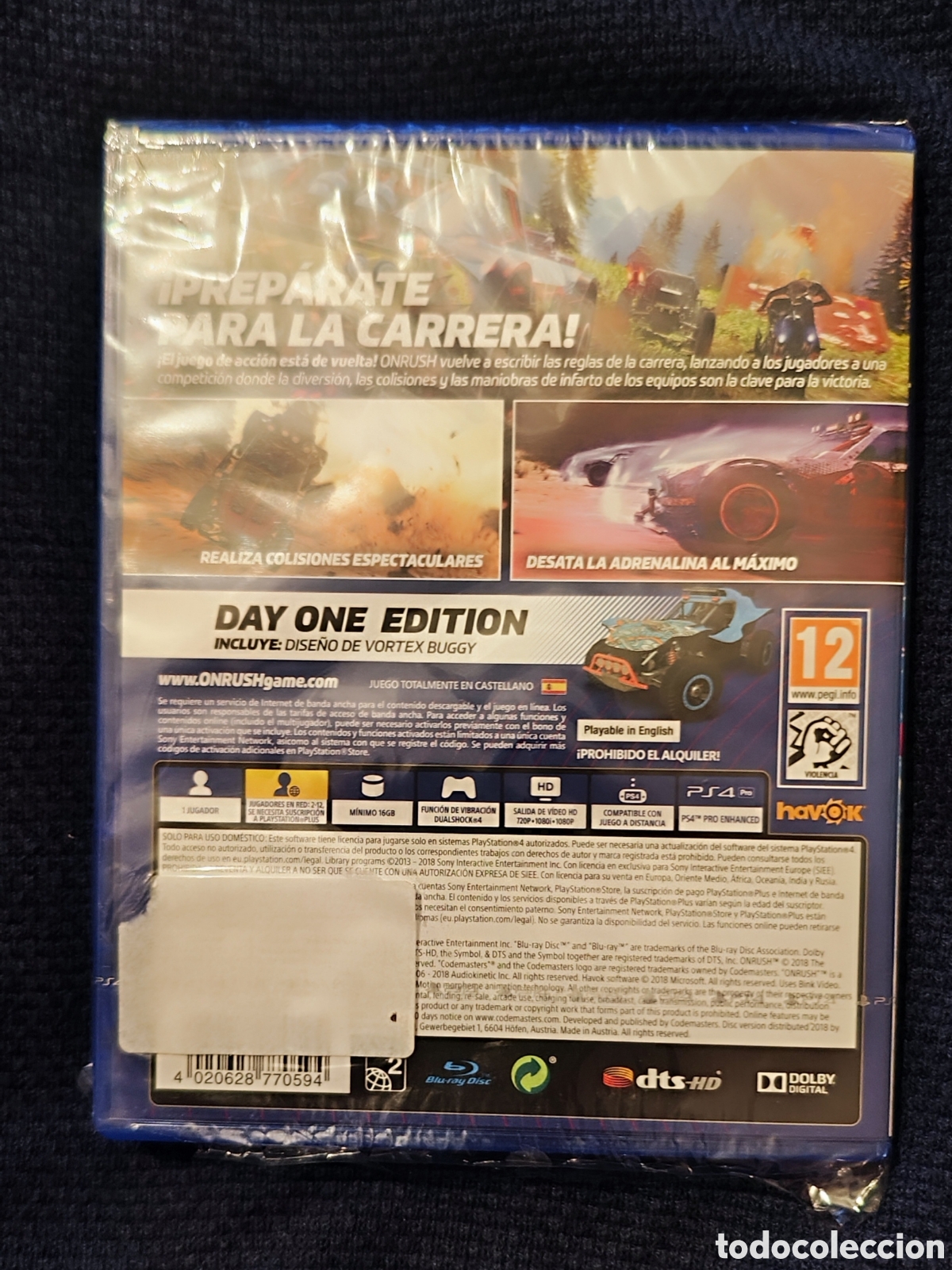 Videojuegos y consolas PS4 de segunda mano: ⚫ LIQUIDACI&Oacute;N ⚫ PS4 ONRUSH DAY ONE EDITION CODEMASTERS PLAYSTATION - Foto 2