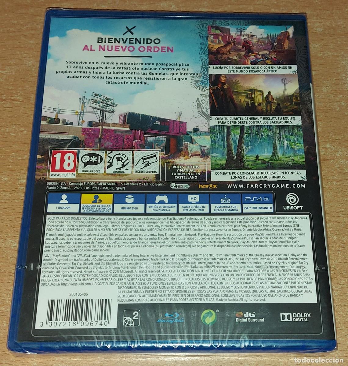 Videojuegos y consolas PS4 de segunda mano: FARCRY NEW DAWN PS4 PAL ESPA&Ntilde;A PRECINTADO - Foto 2