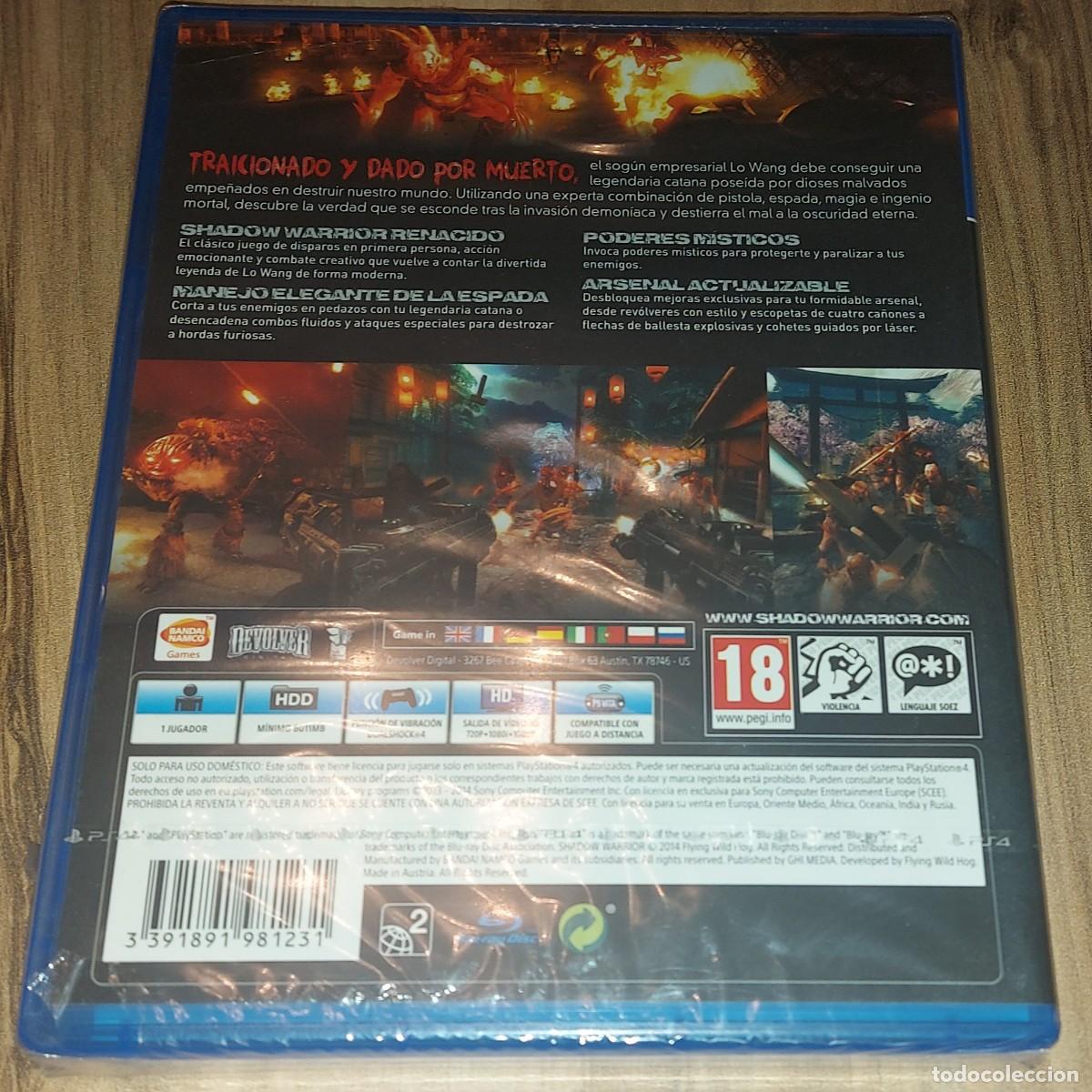 Videojuegos y consolas PS4 de segunda mano: SHADOW WARRIOR PS4 PAL ESPA&Ntilde;A PRECINTADO - Foto 2