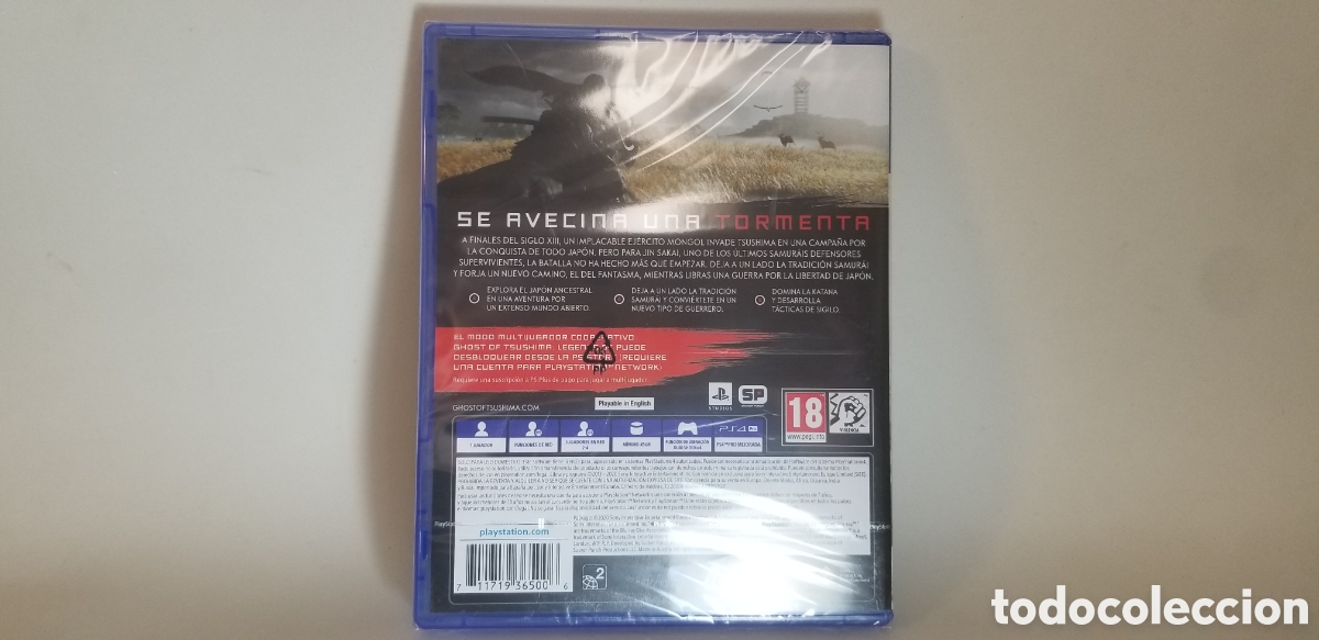 Videojuegos y consolas PS4 de segunda mano: GHOST OF TSUSHIMA PS4 PRECINTADO - Foto 3