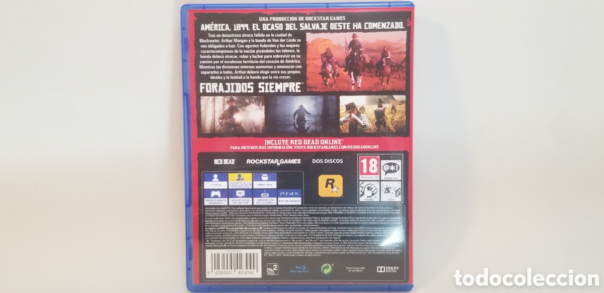 Videojuegos y consolas PS4 de segunda mano: RED DEAD REDEMPTION II PS4 - Foto 2