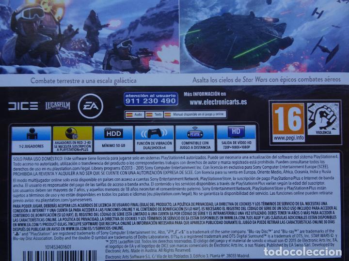 Videojuegos y consolas PS4 de segunda mano: star wars battlefront ps4 sony playstation 4 - Foto 10