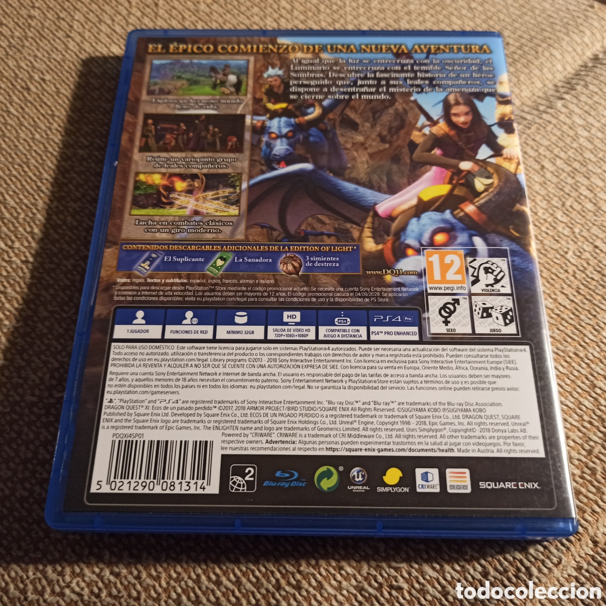 Videojuegos y consolas PS4 de segunda mano: Dragon Quest XI: Ecos de un Pasado Perdido - Foto 2