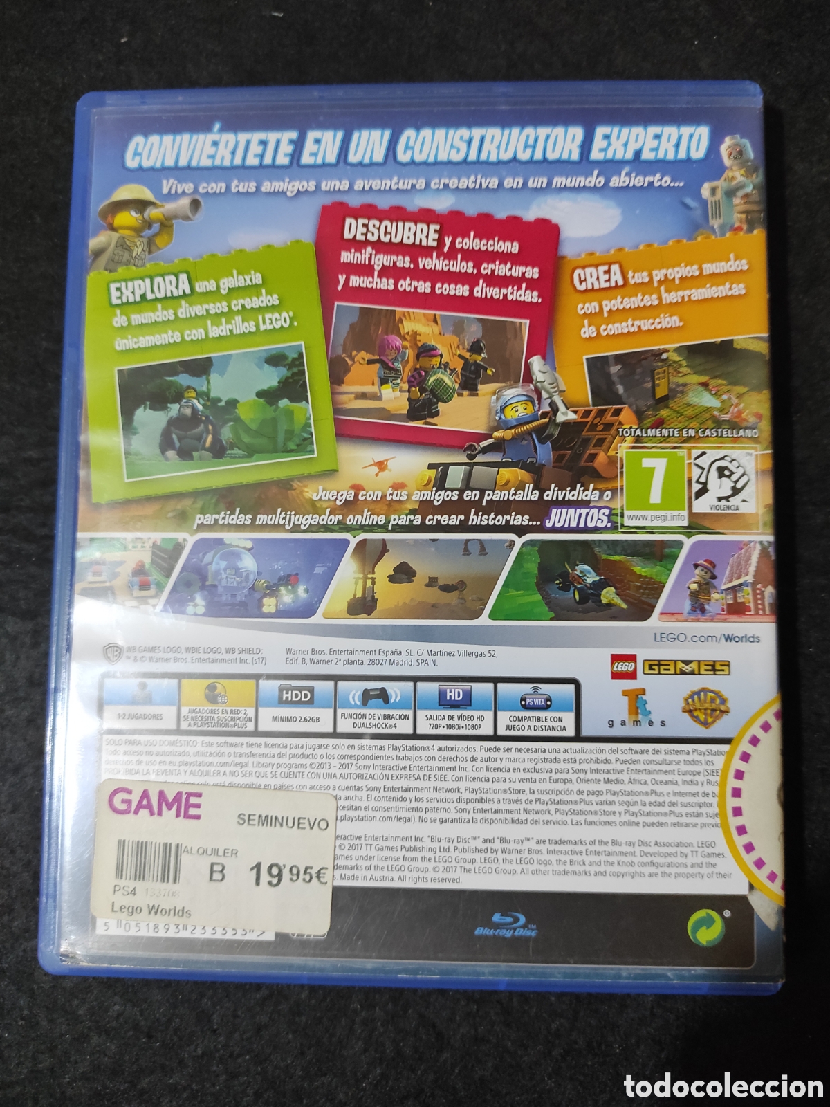 Videojuegos y consolas PS4 de segunda mano: Ps4 Lego Worlds - Foto 2