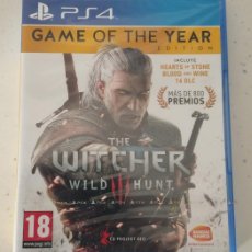 Videojuegos y Consolas PS4 de segunda mano: THE WITCHER III 3 WILD HUNT GAME OF THE YEAR EDITION GOTY PAL ESPAÑA, PRECINTADO
