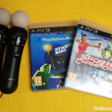 Videojuegos y Consolas PS4 de segunda mano: PS3 / PS4 - MANDOS MOVE VR + JUEGOS MOVE