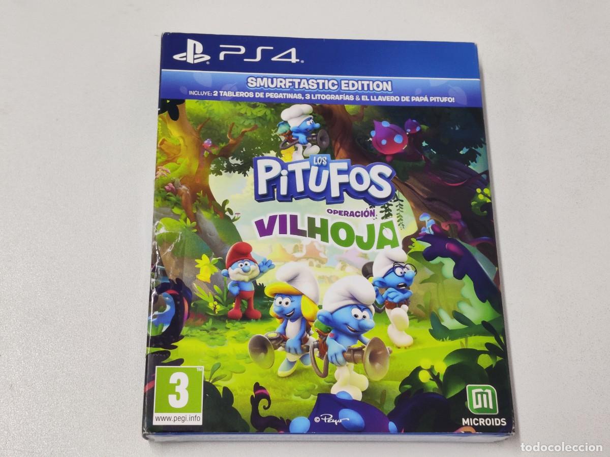 Videojuegos y consolas PS4 de segunda mano: LOS PITUFOS OPERACION VILHOJA SMURFTASTIC EDITION - Foto 3